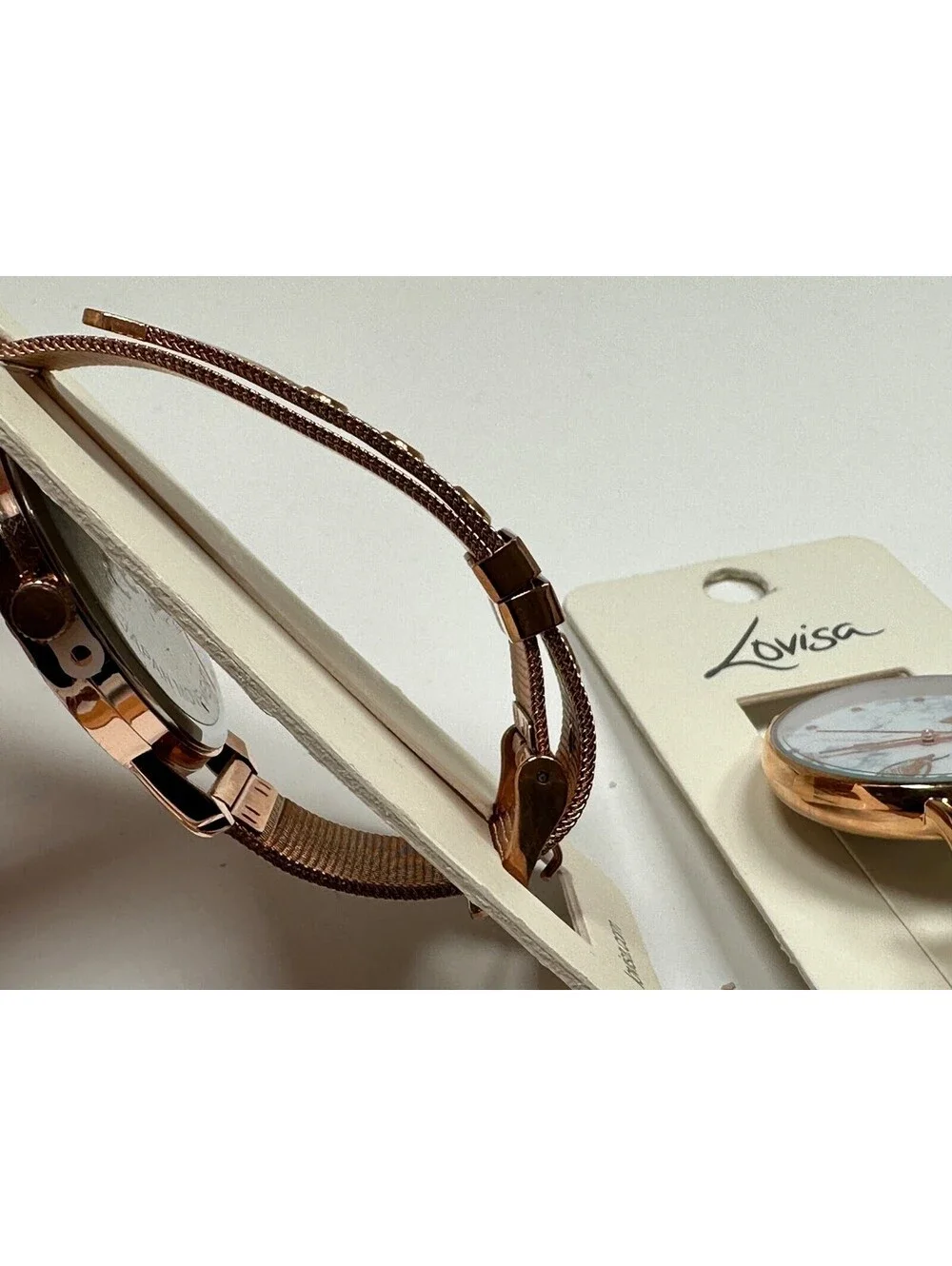 2 Lovisa Watches Female Women Rose Gold Tone Bling Fashion Butterfly